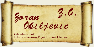Zoran Okiljević vizit kartica